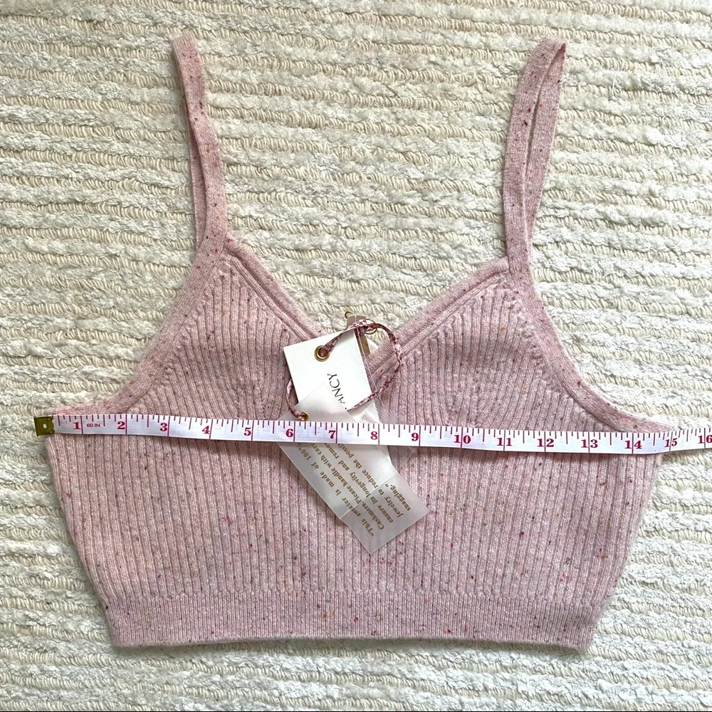 NWT LoveShackFancy Noah cropped bralette - Picture 14 of 16